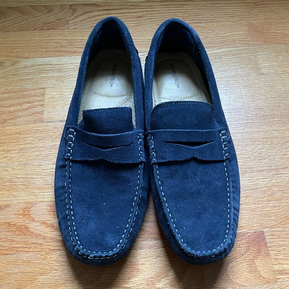 Navy Nordstrom Loafers Size 10.5 Men’s